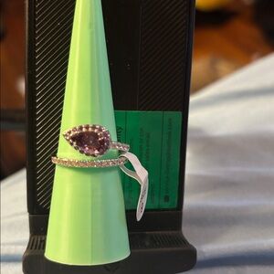 Amethyst on Sterling: size9: Sterling Club